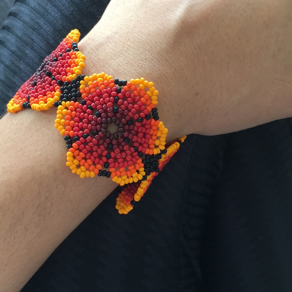 Handmade huichol bracelet